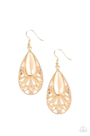 Rose Gold Teardrop Earrings